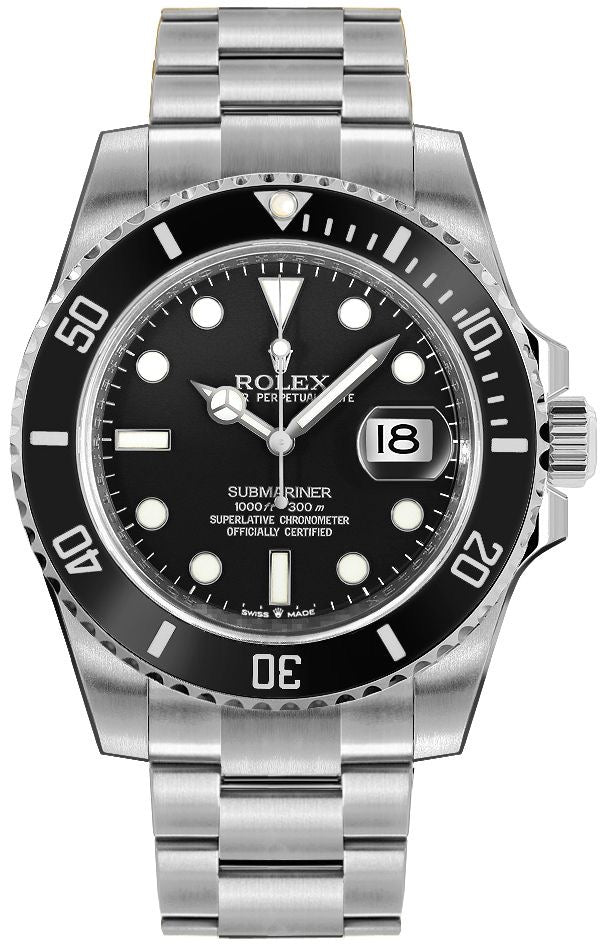 R Submariner Date – Black Dial &amp; Stainless Steel Bracelet