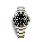 Rolex Submariner Date, featuring a 40mm stainless steel and 18k yellow gold with box men