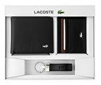 Lacoste gift set includes a smooth leather