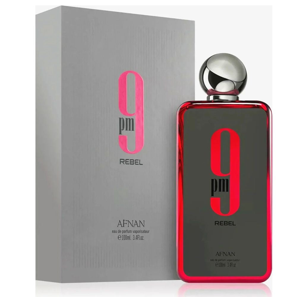 Afnan 9 PM Rebel Eau de Parfum, a 100m with box unisex fragrance