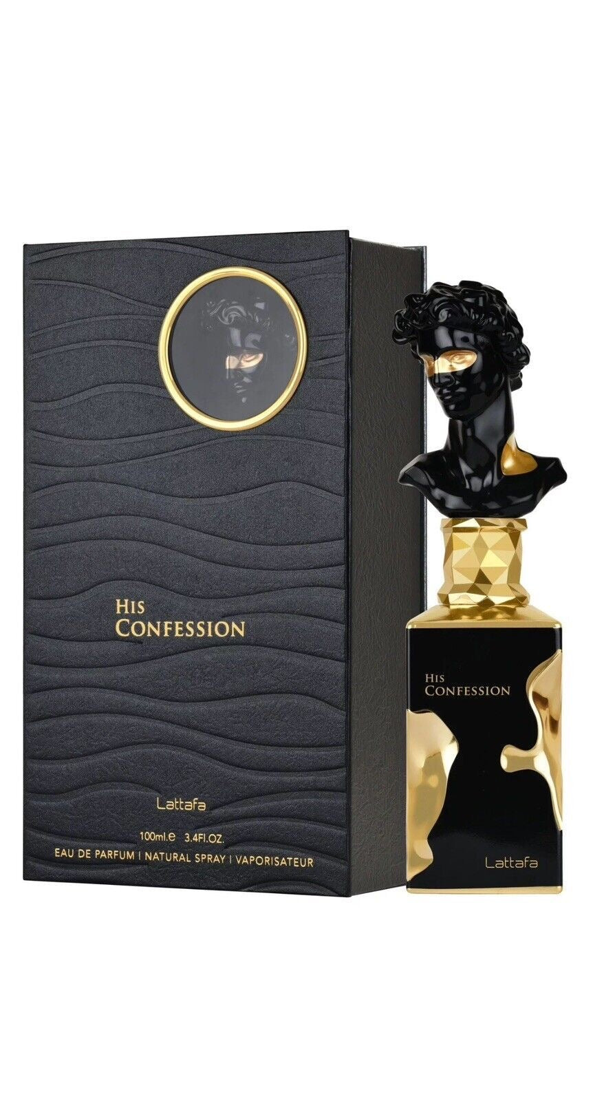 Lattafa "His Confession" Eau de Parfum 100m with box for men