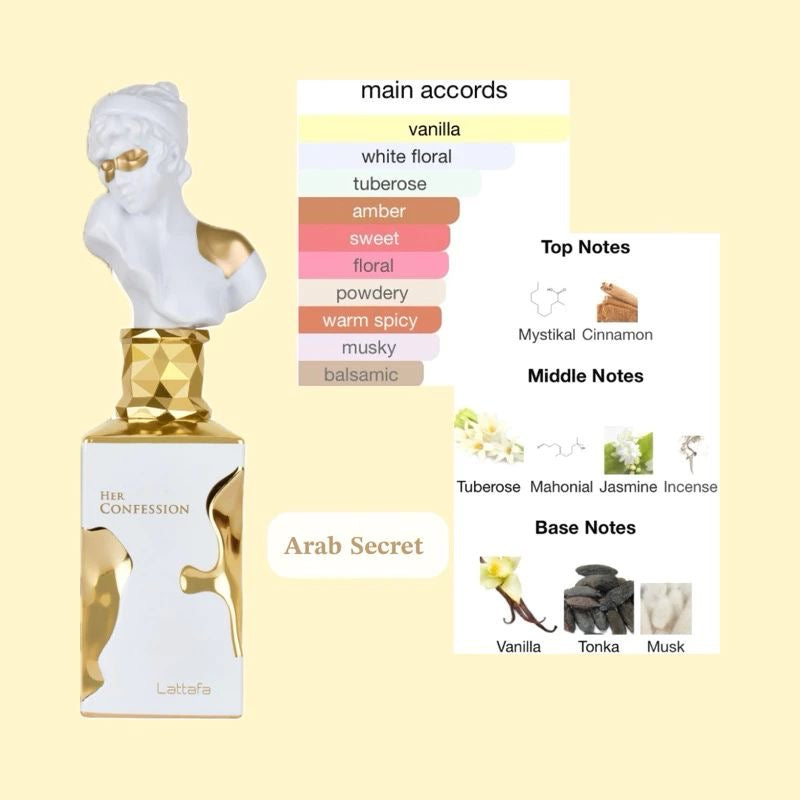 Lattafa Her Confession Eau de Parfum 100m with box for women
