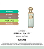 Imperial Valley perfume by Gissah, a luxurious  100m with box unisex