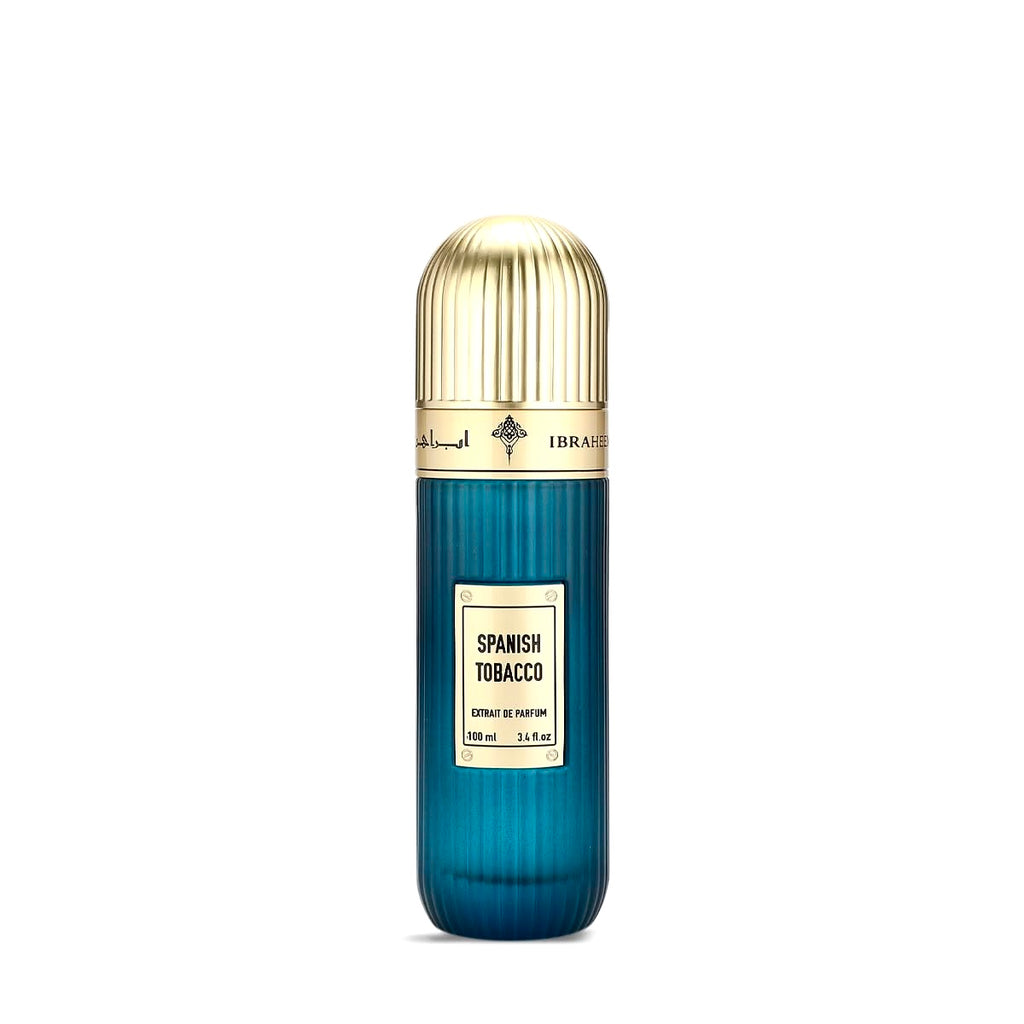 Ibraheem Al Qurashi Spanish Tobacco Extrait de Parfum is a warm, oriental woody 100m with box unisex