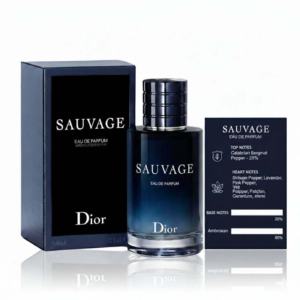Dior Sauvage Eau de Parfum with box 100m for men