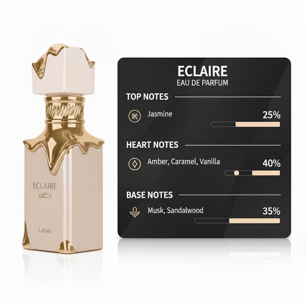 Lattafa Eclaire Eau de Parfum with box 100m for women